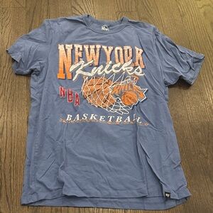 Blue New York Knicks Basketball Tee